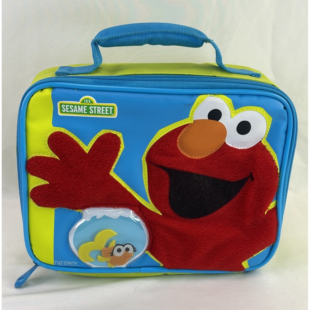 Elmo with Gold Fish Sesame Street Insulated Lunch Bag by Thermos Back to School